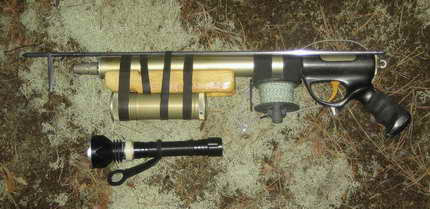 Подствольный подводный фонарь HunterProLight-3