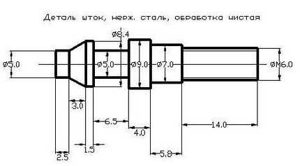 Шток поршня